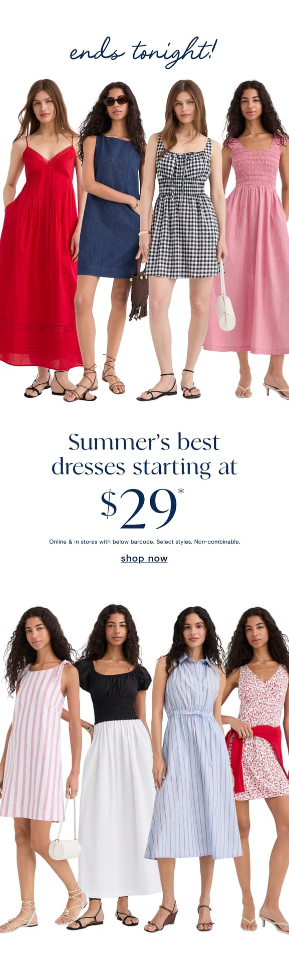 Summer dresses $29