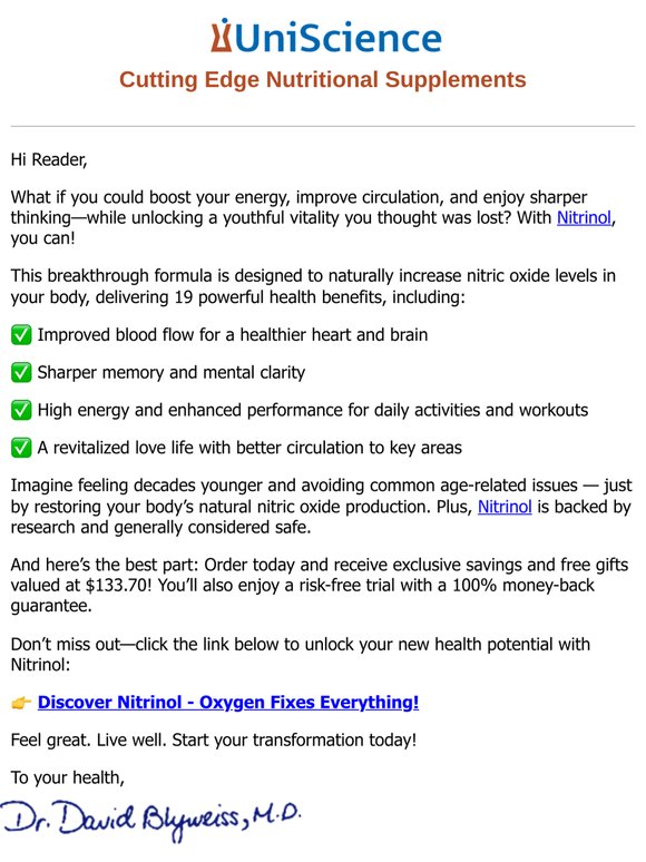 Rescue your cells with MORE OXGYEN