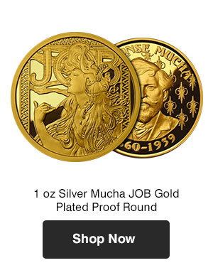 1 oz Silver Mucha JOB