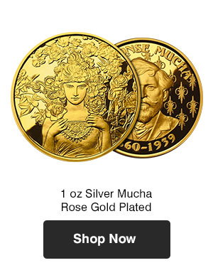 1 oz Silver Rose