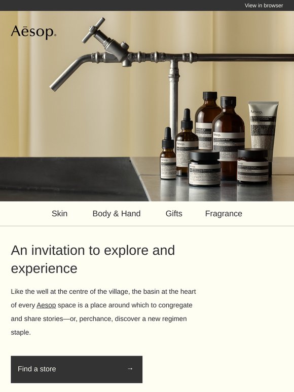 A personal sink consultation