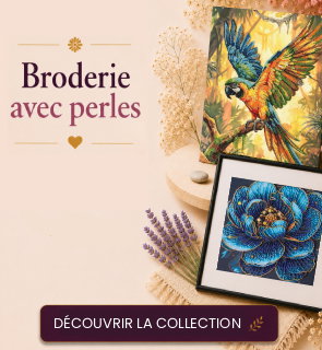 Broderie avec perles