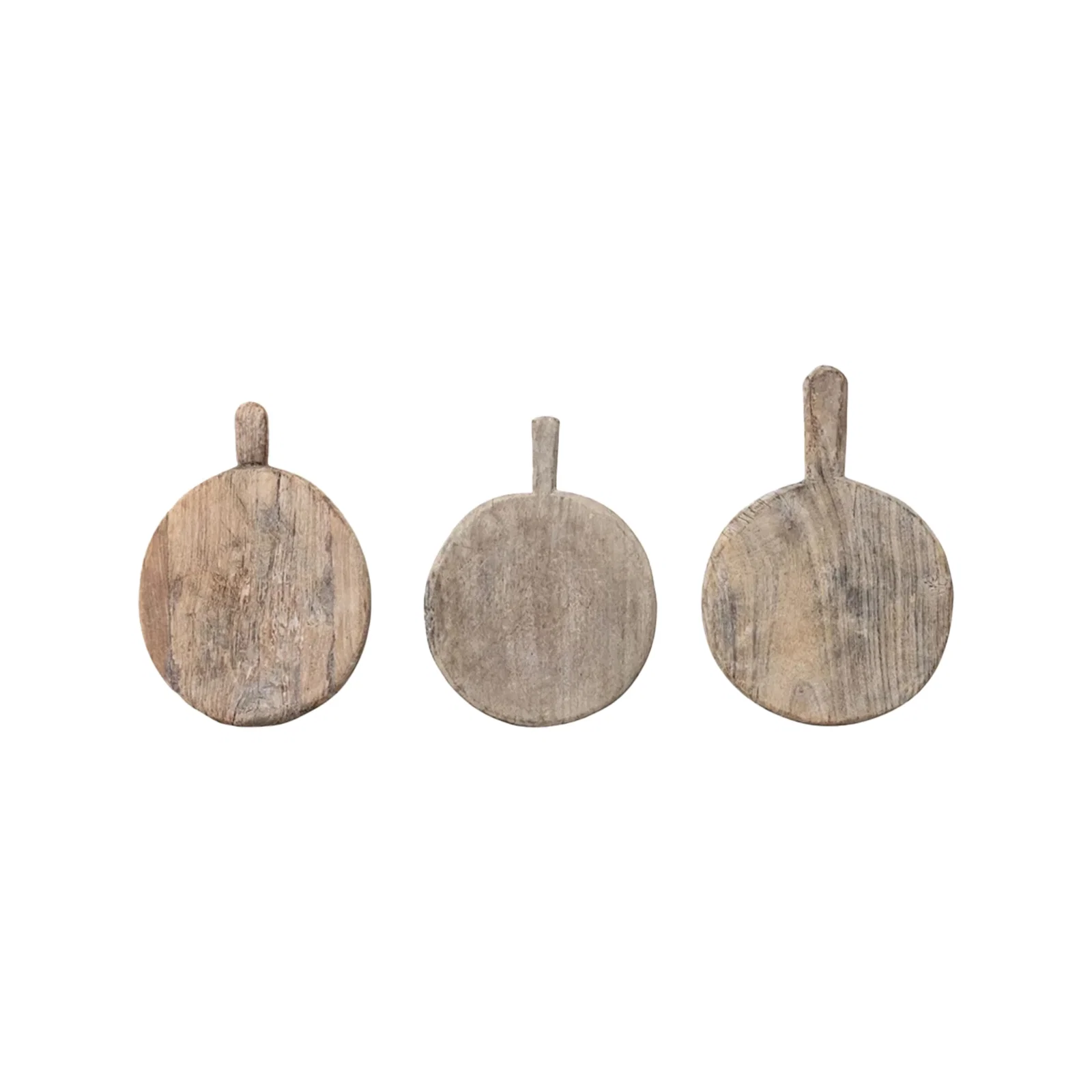 Image of Found Decorative Wood Bread Board with Handle