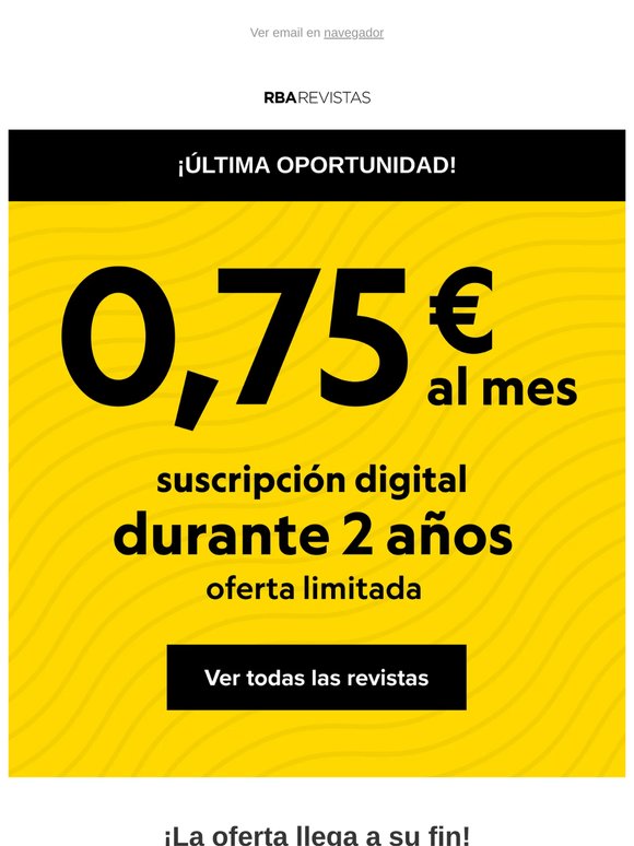 📣  Tu oferta exclusiva termina pronto
