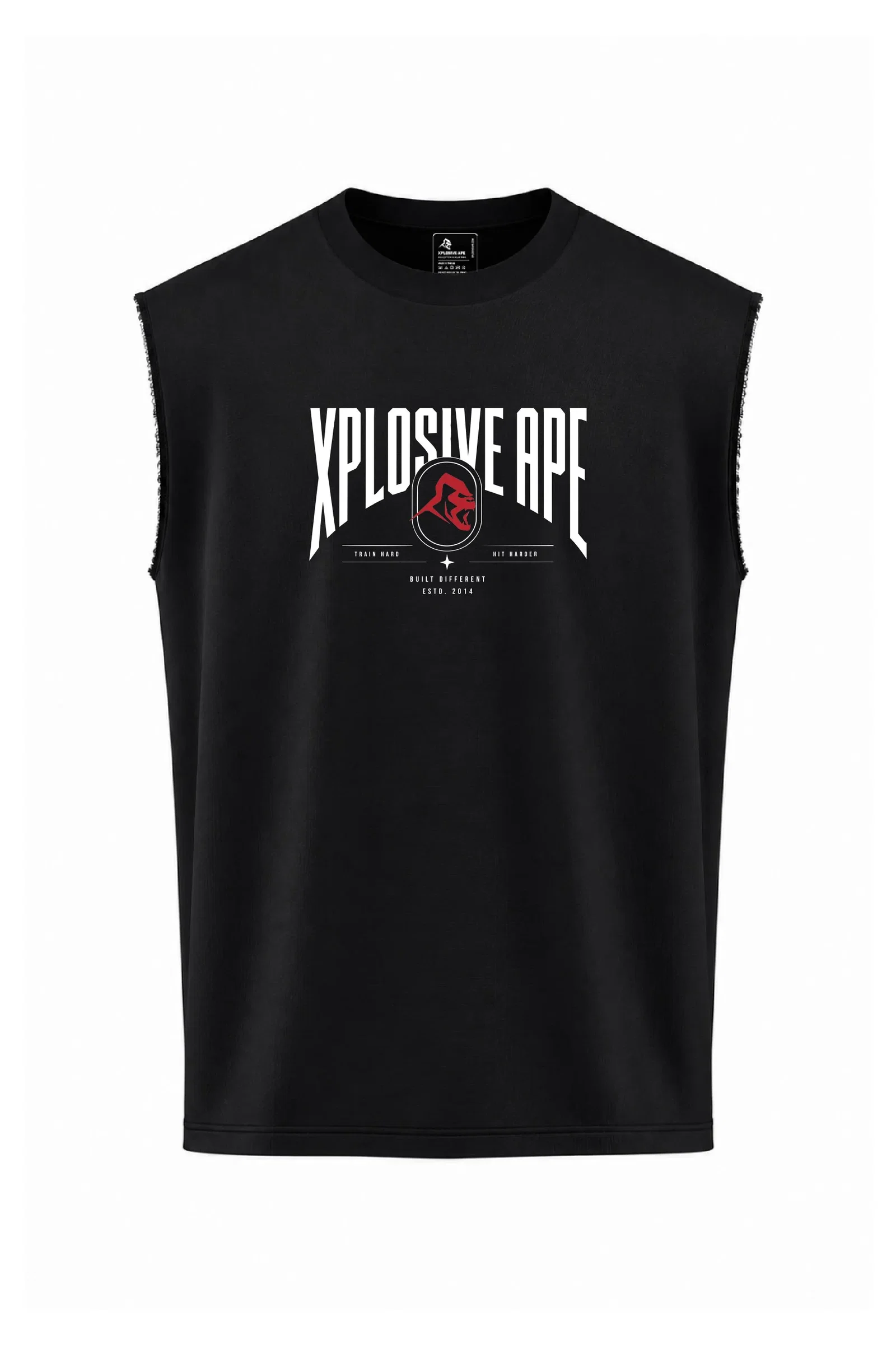 Image of XAPE Fight Circuit Oversized Vest - Black