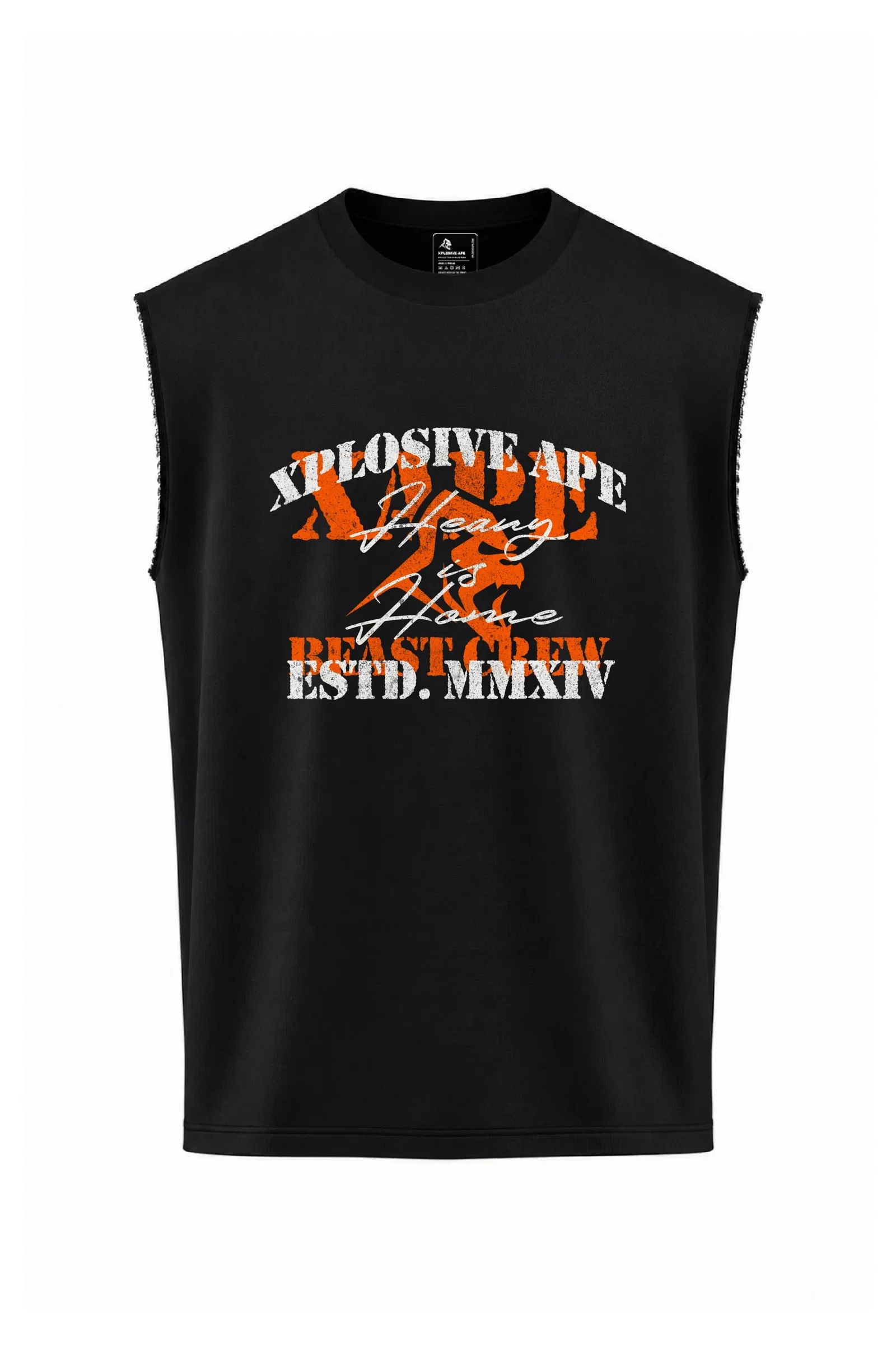 Image of XAPE Ape Club MMXIV Oversized Vest - Black