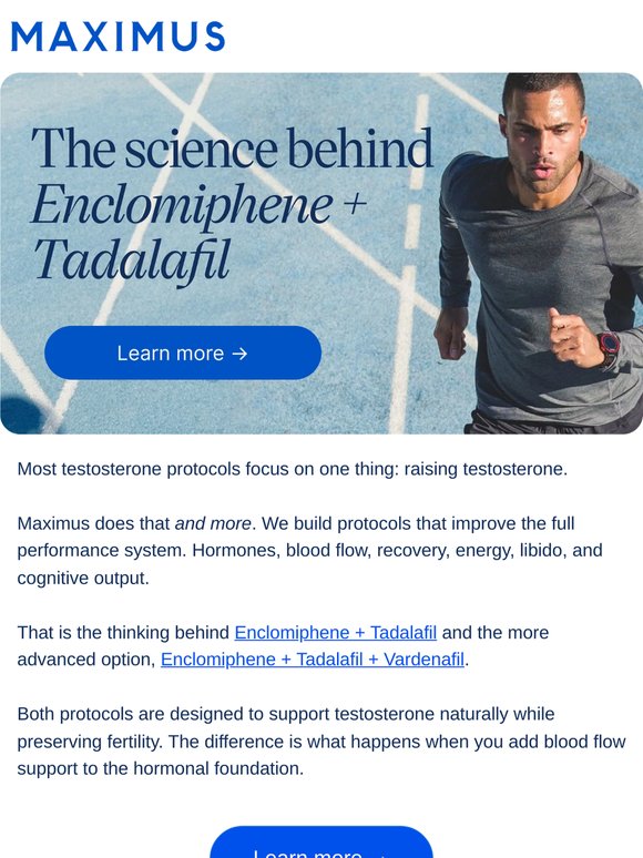 The science behind Enclomiphene + Tadalafil