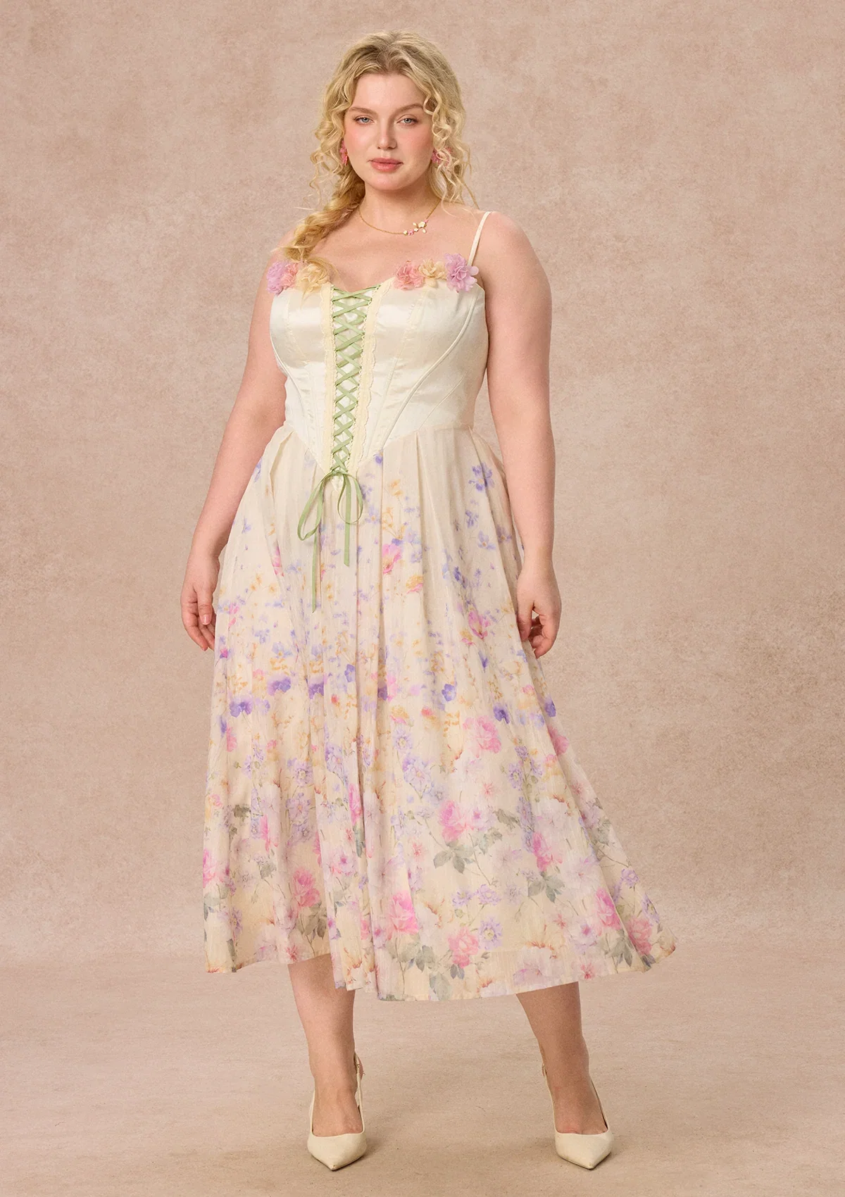 Image of Curve&Plus Bloom Overture Corset Dress （Long）