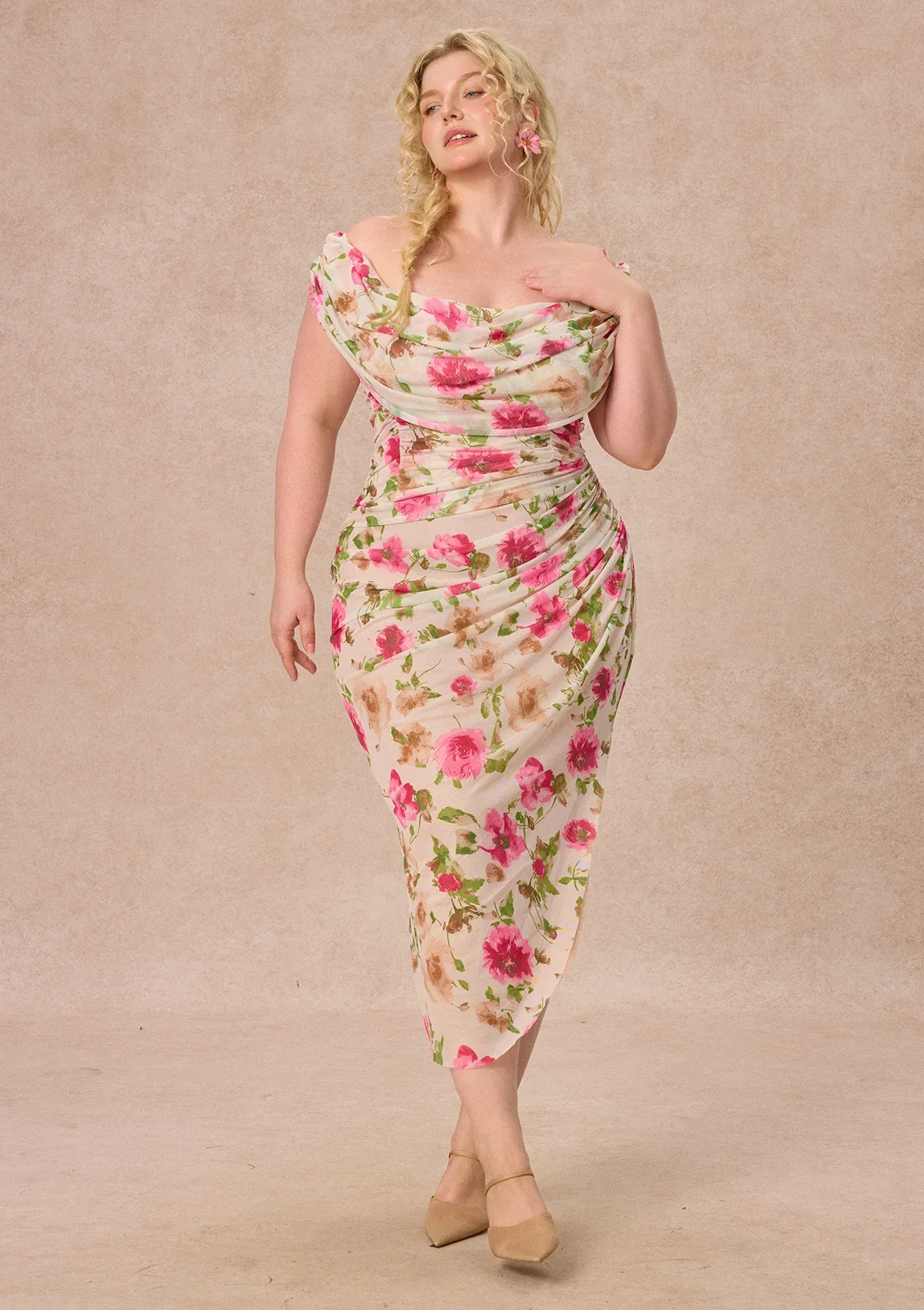Image of Curve&Plus Clear Spring Dawn Dress（Long）