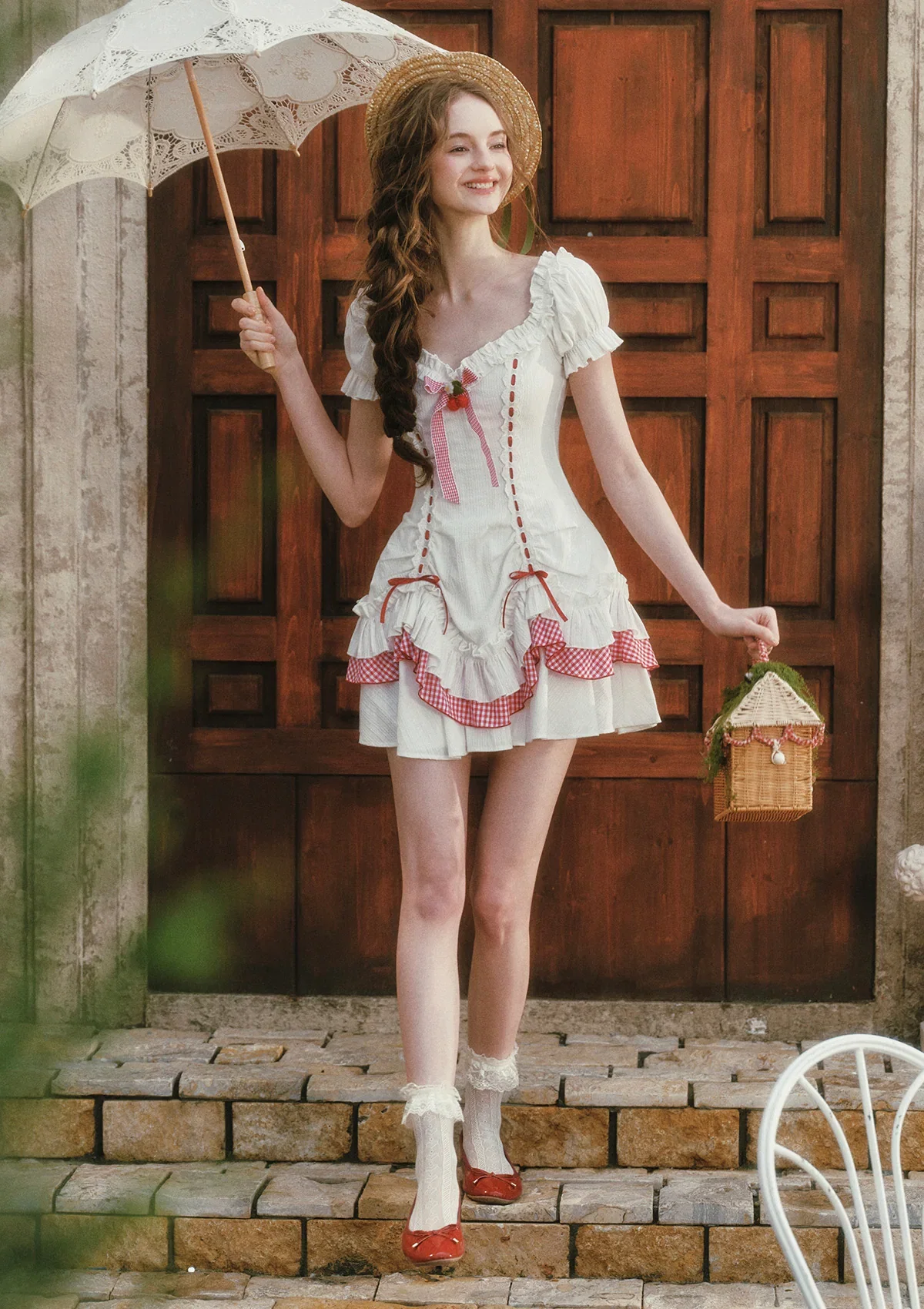 Image of Berry Marie Cat Dress (short)