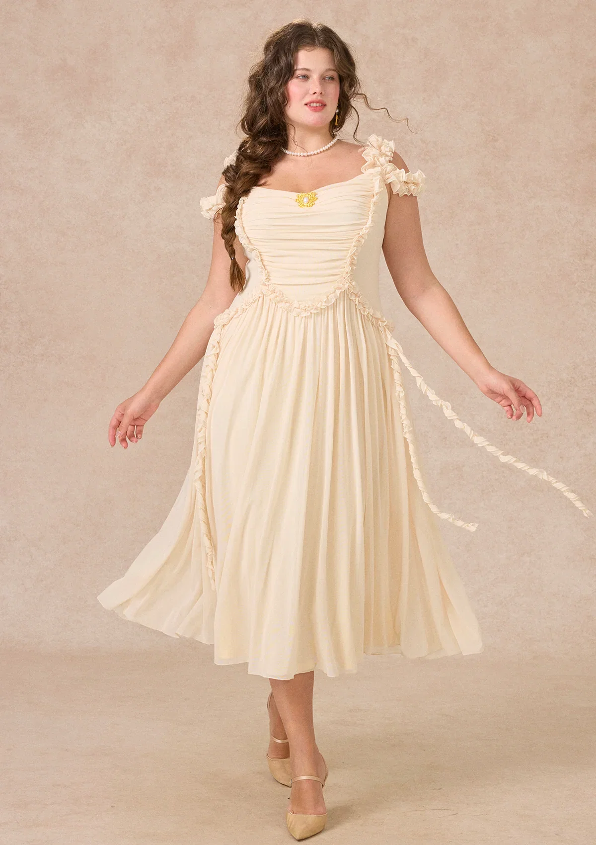 Image of Curve&Plus Sariel Angel Dress
