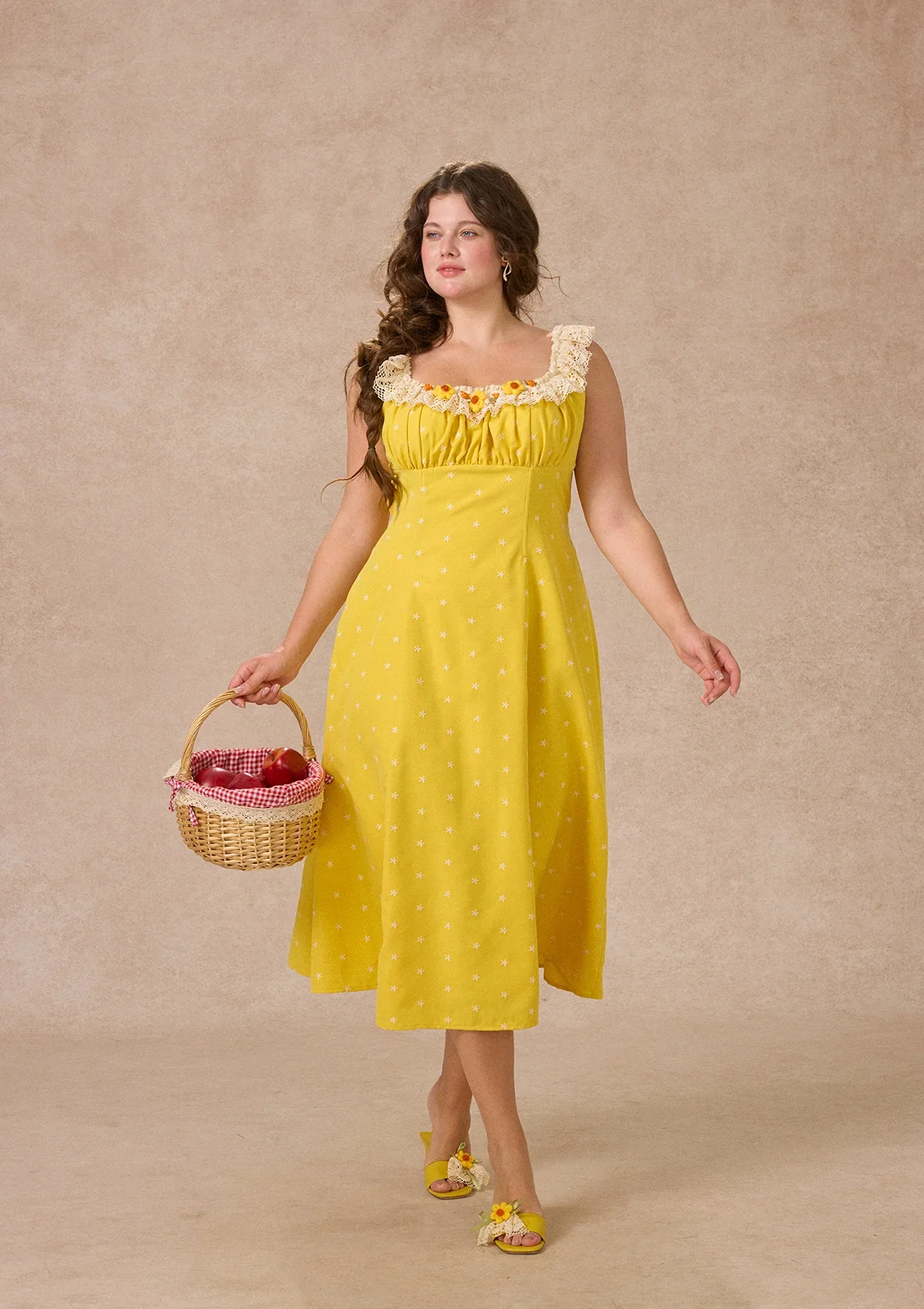 Image of Curve&Plus Little Orange Dress