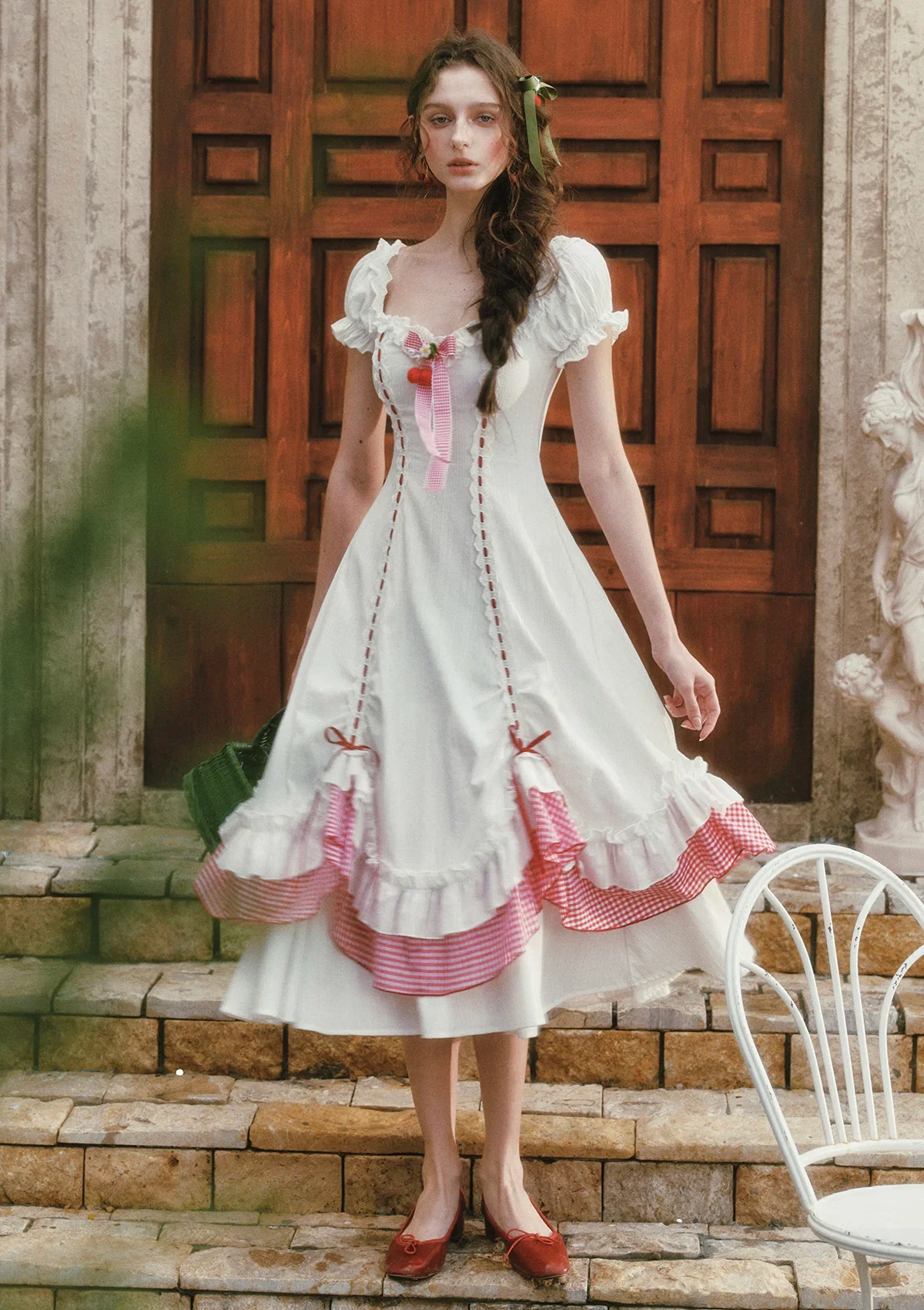 Image of Berry Marie Cat Dress (Long)