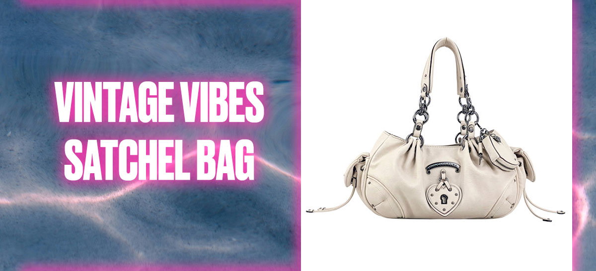 Vintage Vibes Satchel Bag