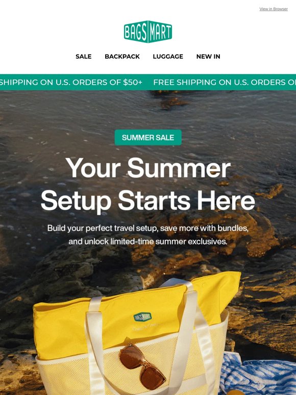 Your Summer Setup Starts Here ☀️