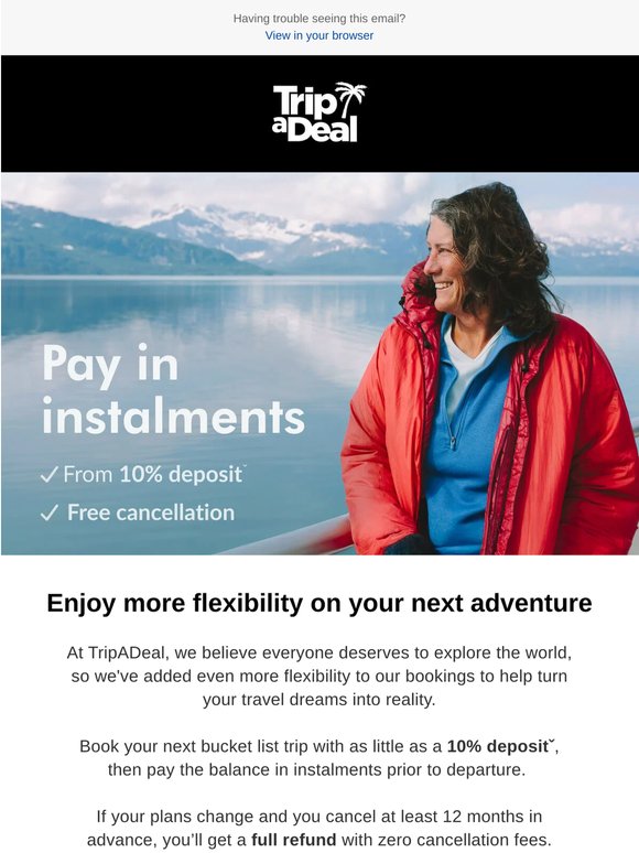 Travel made easier with more flexibility