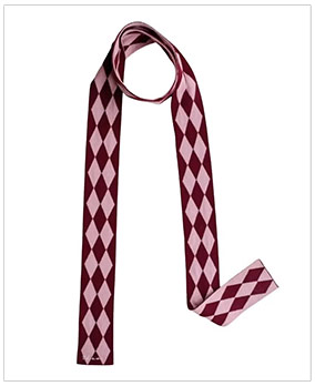TBCo Merino Wool Harlequin Skinny Scarf