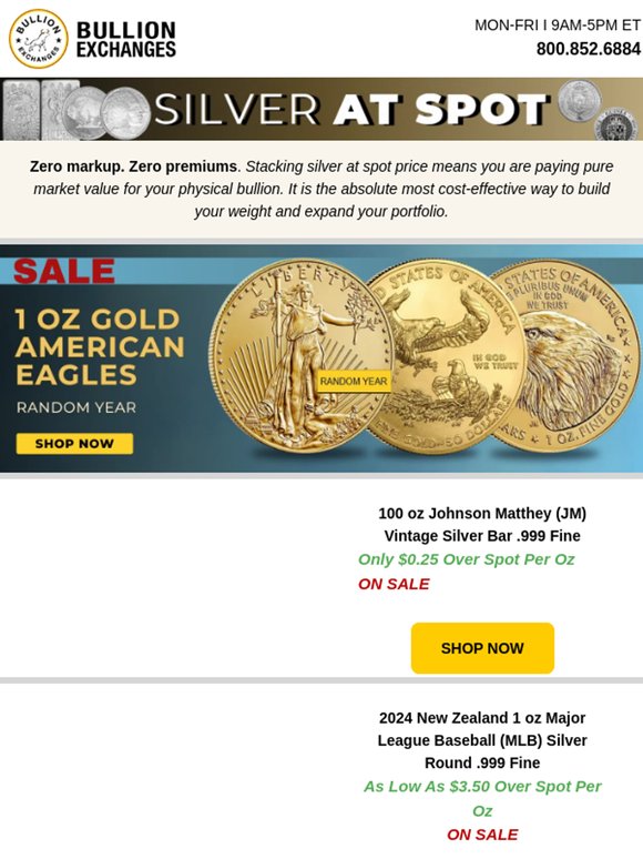 🛍️Gold & Silver Savings You Can't Miss — Shop Today!