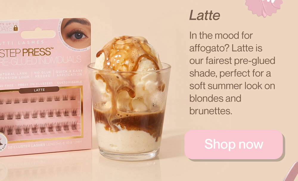 Latte - brown natural clusters