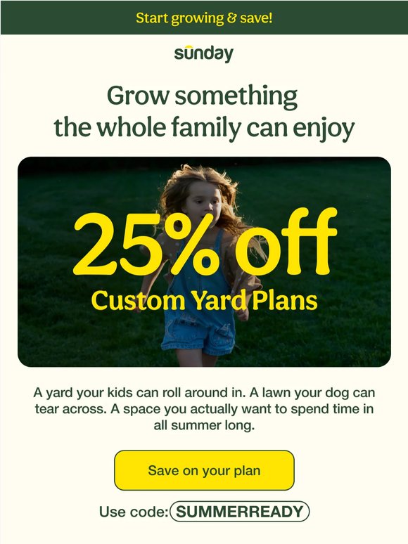 Is your yard hitting its stride?