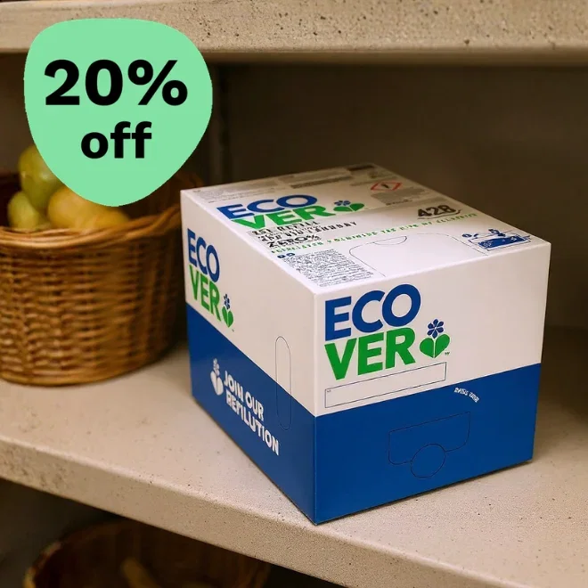 20% off Ecover 15 Litre Refills