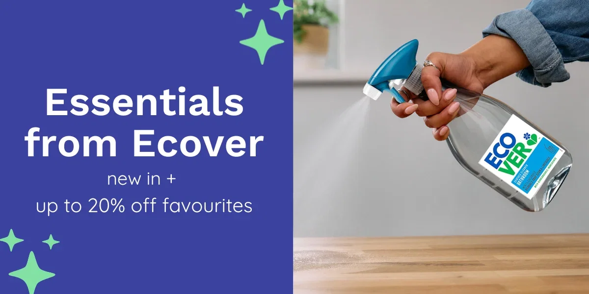 Up to 20% off your Ecover essentials