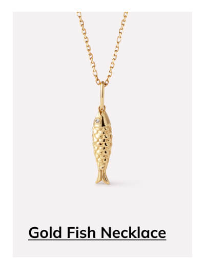 Gold Fish Necklace Gold Fish Necklace