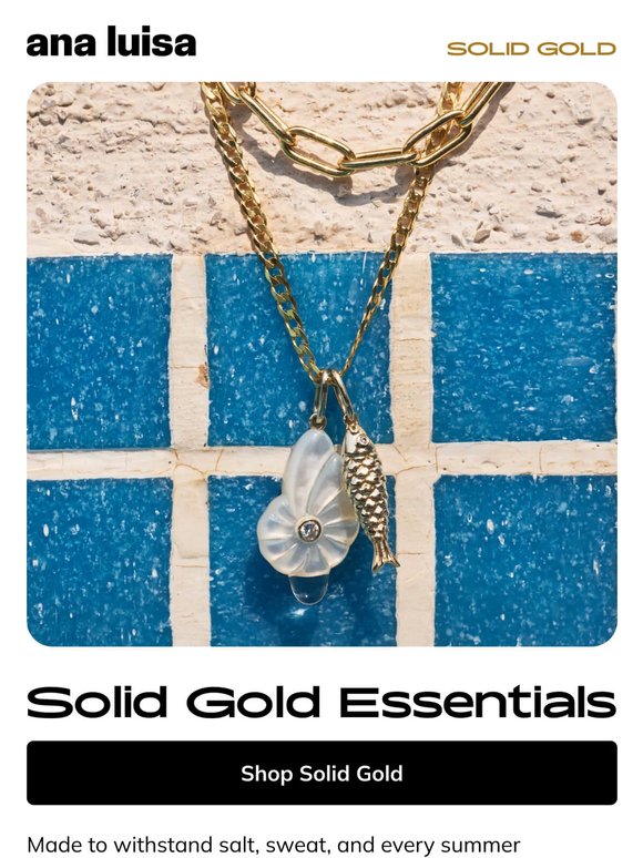 We're Wearing Solid Gold This Summer