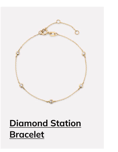 Diamond Station Bracelet Diamond Station Bracelet