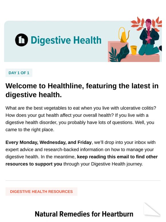 👋 Hi Friend! Welcome to your Healthline Newsletter.