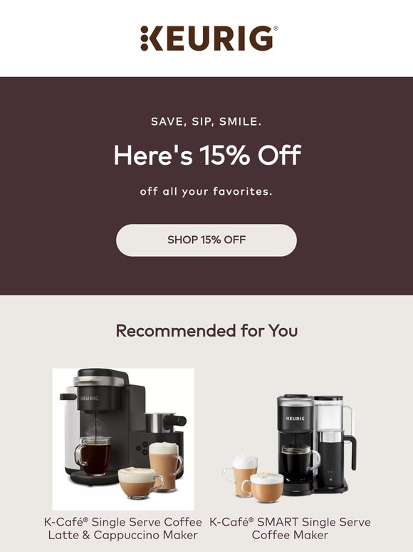 15% off: found something you want to try?