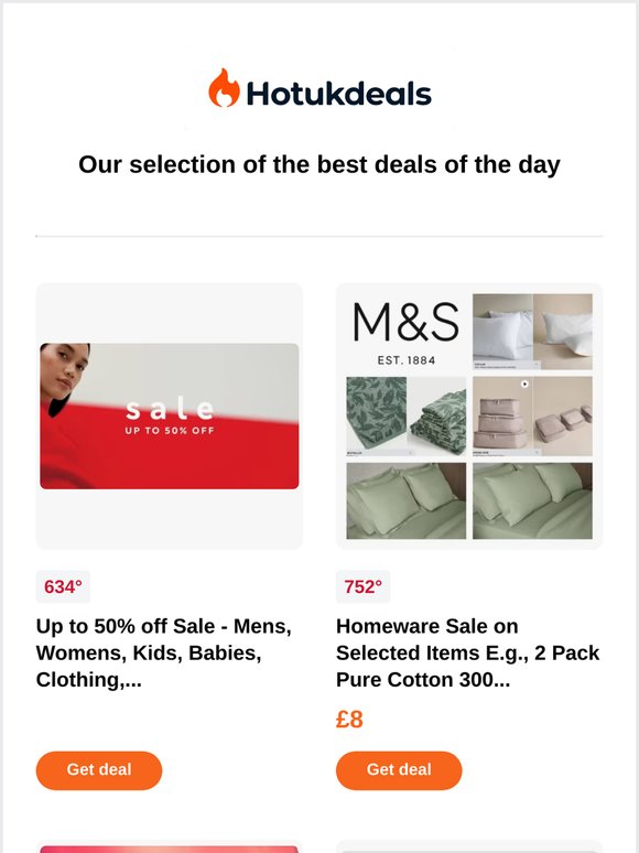 Our selection of the best deals of the day