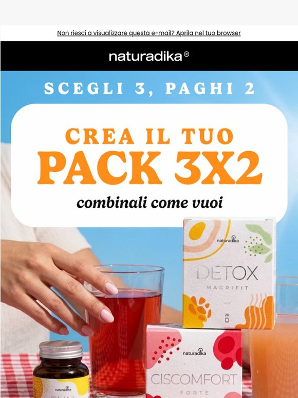 🔥Solo OGGI: Scegli 3, Paghi 2