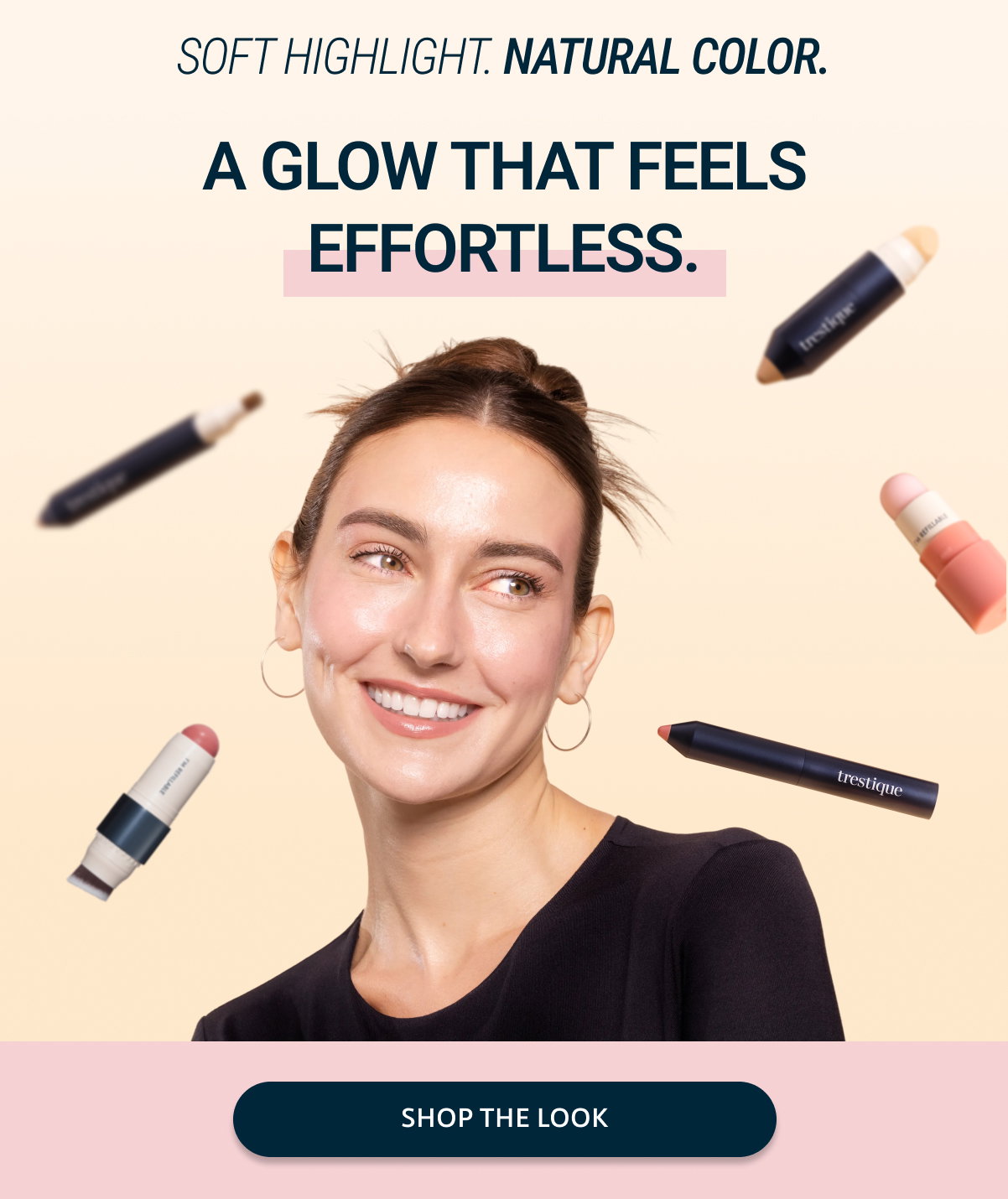 Soft highlight.Natural color.