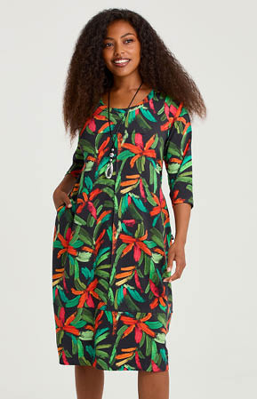 Cotton Dahlia Dress in Print