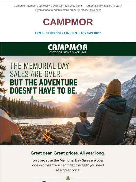 Memorial Day Sales Are Over… But Member Savings Never Stop!
