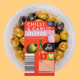 Chilli and Garlic Olives Product Image