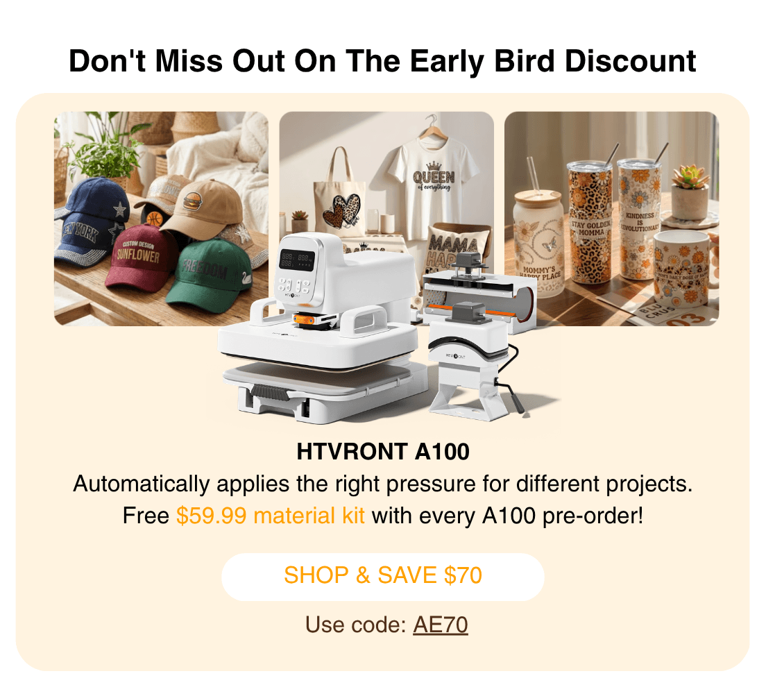 HTVRONT A100 Auto Multi Heat Press