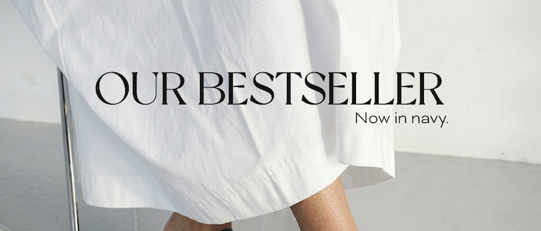 Our Bestseller Now in navy