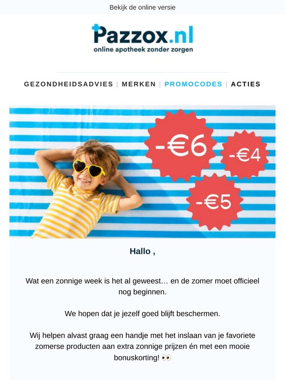 ☀️ Deze extra zonnige prijzen wachten op jou