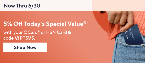 5% Off Today's Special Value