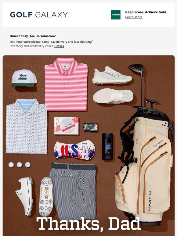 Father’s Day shopping starts here! 🏌️‍♂️