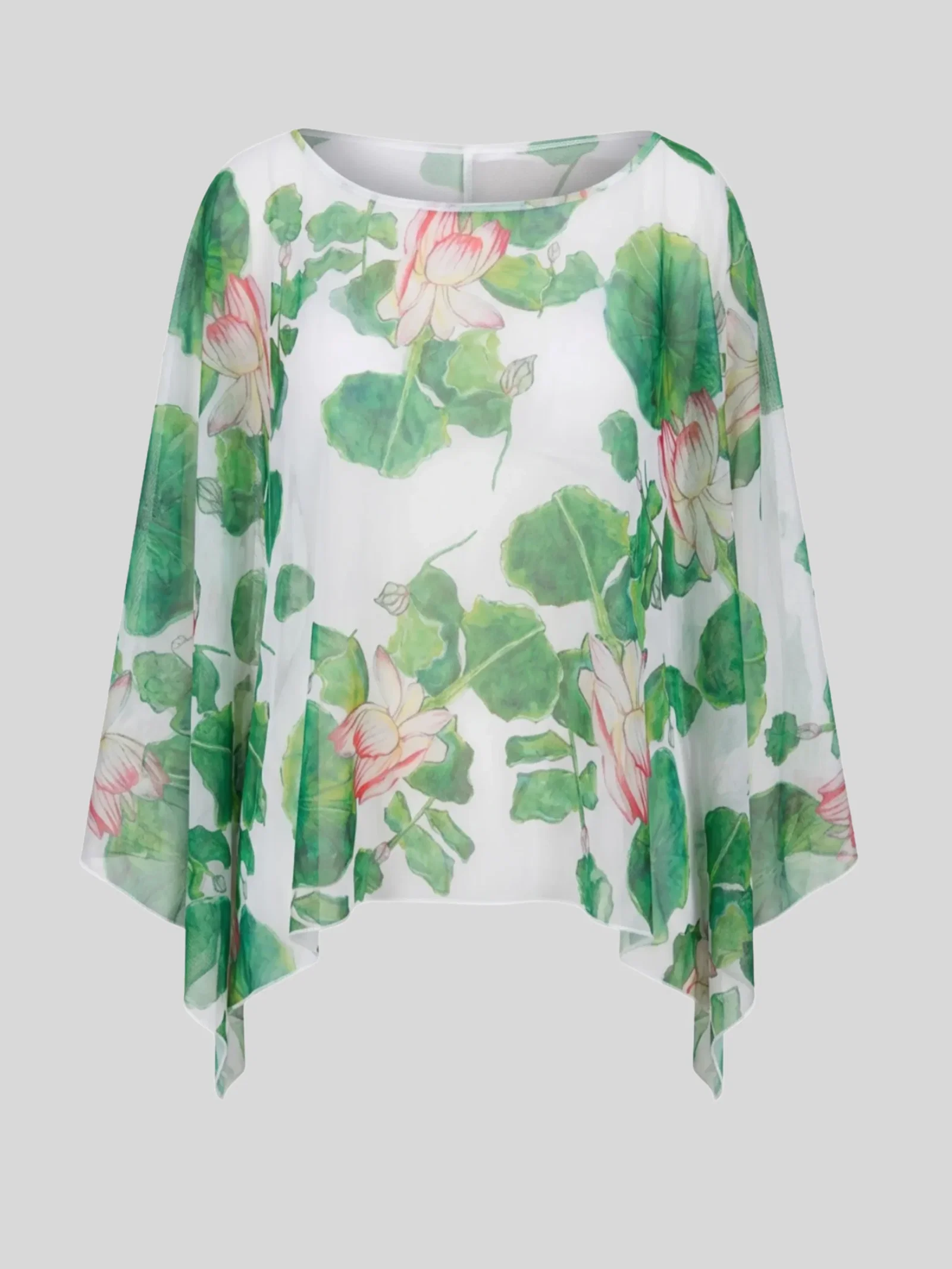 Image of Clivia Mesh Poncho in Lilya