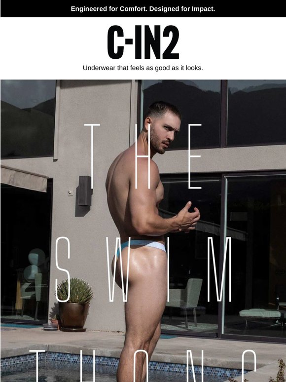 The Swim Thong: Poolside Confidence.