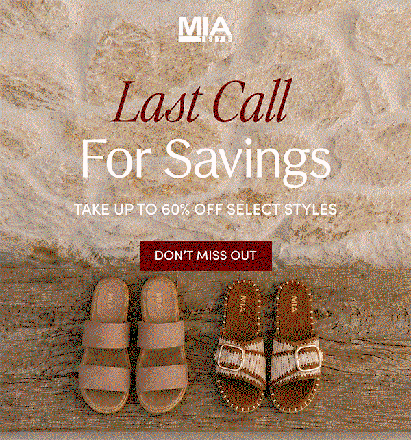 Last Call For Savings