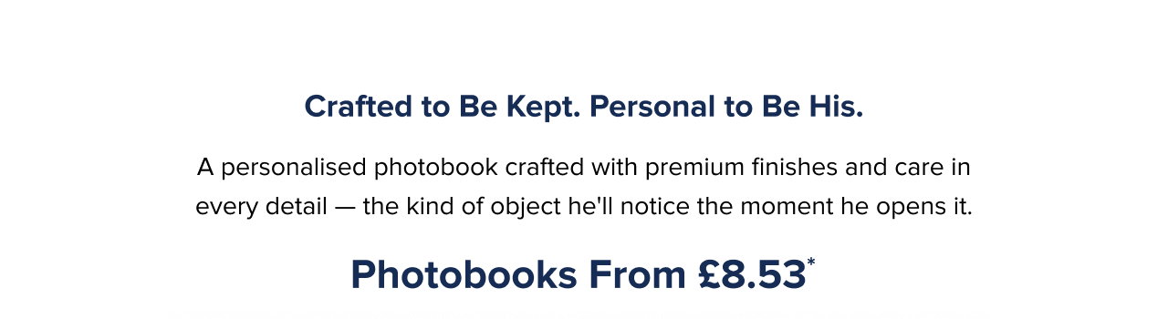 Father’s Day Photobook From £8.53*