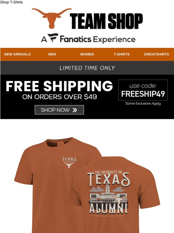 Longhorns Tees for Sunny Days >>
