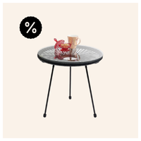 Beistelltisch Acapulco Mono Schwarz