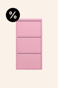 Schuhkipper Caruso 3-er Rosa