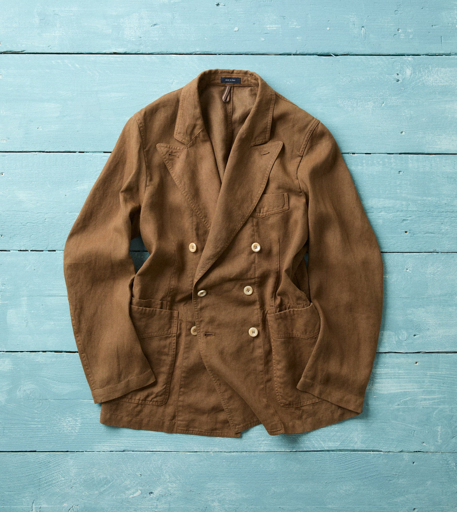 Image of Brown Linen Gabardine Games Blazer Mk. III